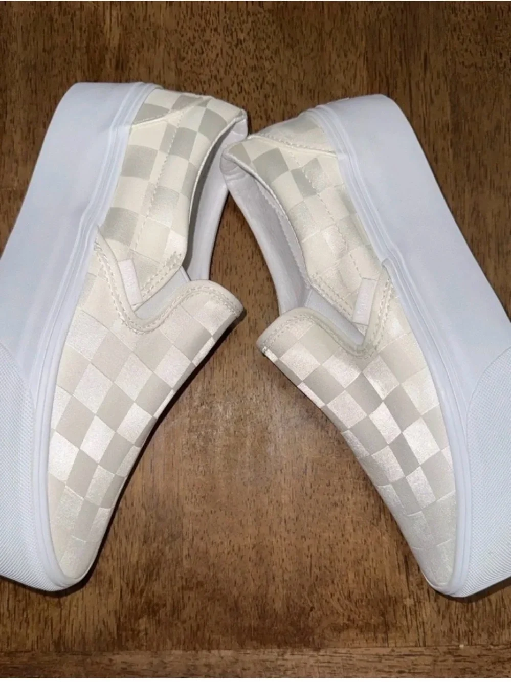Vans Classic Slip-On Stackform Checkerboard Shoe Color